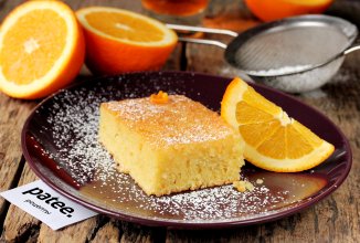 Пирог Ревани с апельсиновым сиропом