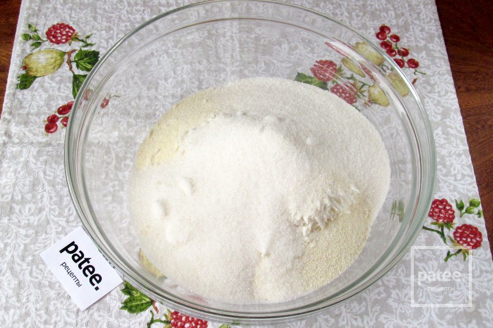 Пирог Ревани с апельсиновым сиропом - Шаг 11