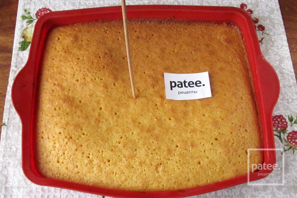 Пирог Ревани с апельсиновым сиропом - Шаг 17