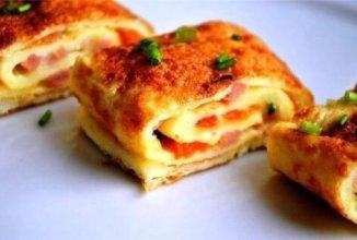 Омлет с ветчиной и сыром