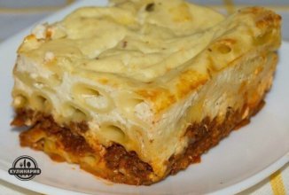 ЗАПЕКАНКА ИЗ МАКАРОН С ФАРШЕМ