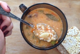 Вкуснющий суп-рассольник с перловкой