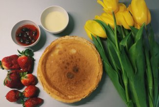 Блины на молоке