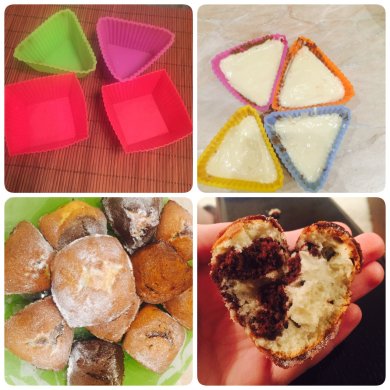 Кексы мини зебрики - Шаг 3