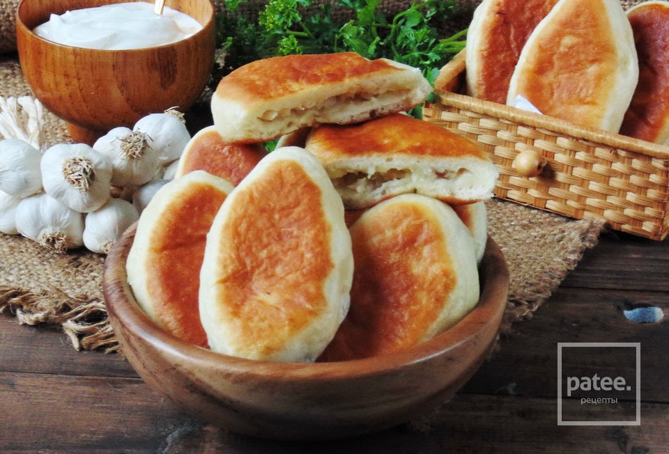 Пирожки с картофелем, курицей и луком - Шаг 20