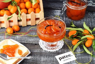 Кумкват в сиропе с ванилью и имбирем