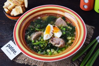 Суп из зеленых овощей