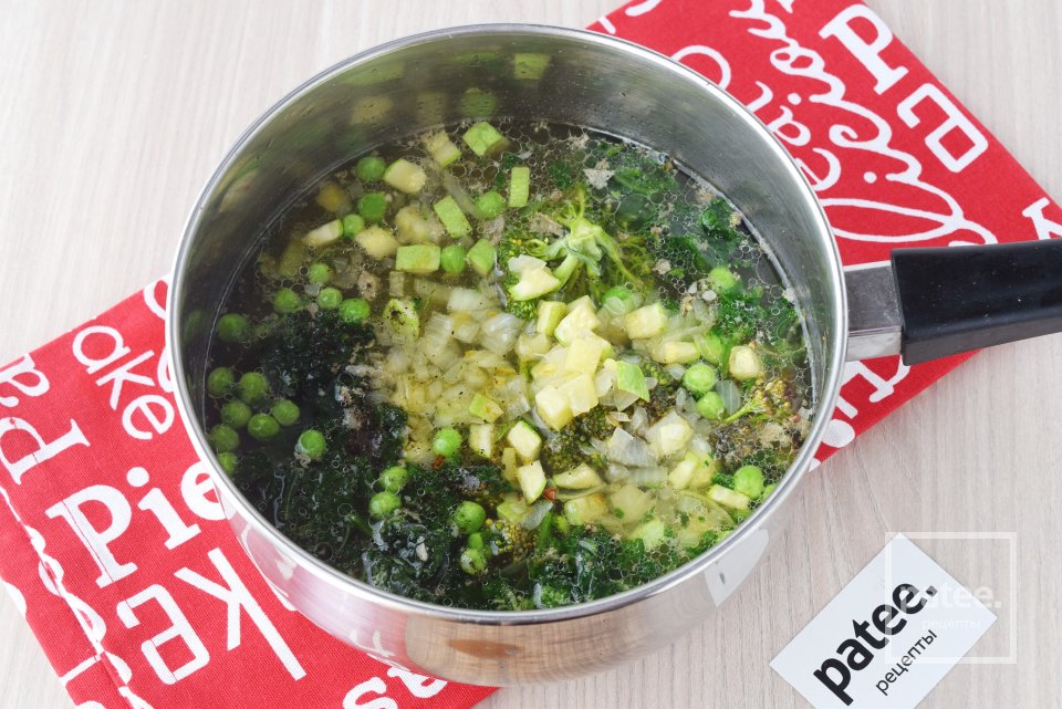 Суп из зеленых овощей - Шаг 8