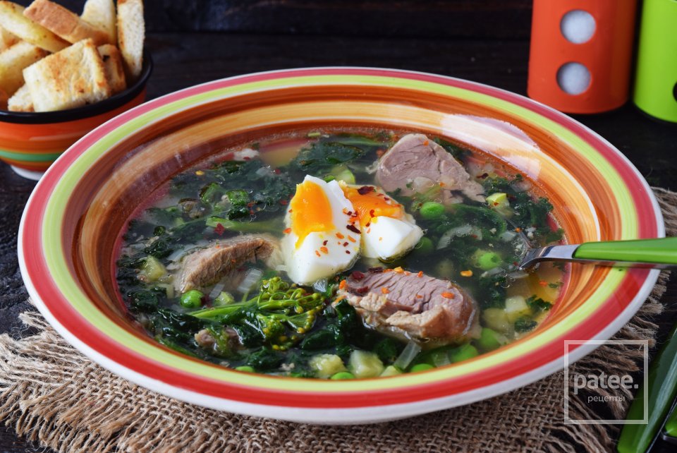 Суп из зеленых овощей - Шаг 12