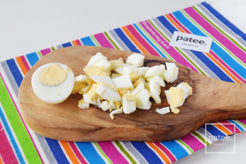 Крабовый салат с апельсином - Шаг 3