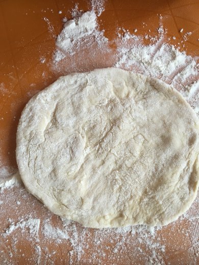 Хачапури с сыром и зелёным луком - Шаг 8