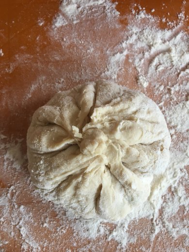 Хачапури с сыром и зелёным луком - Шаг 10