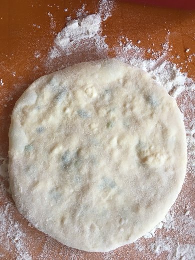 Хачапури с сыром и зелёным луком - Шаг 11