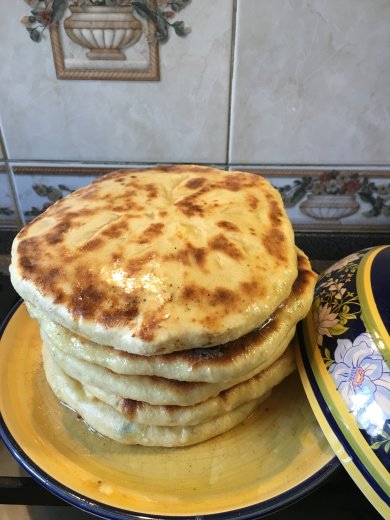 Хачапури с сыром и зелёным луком - Шаг 14