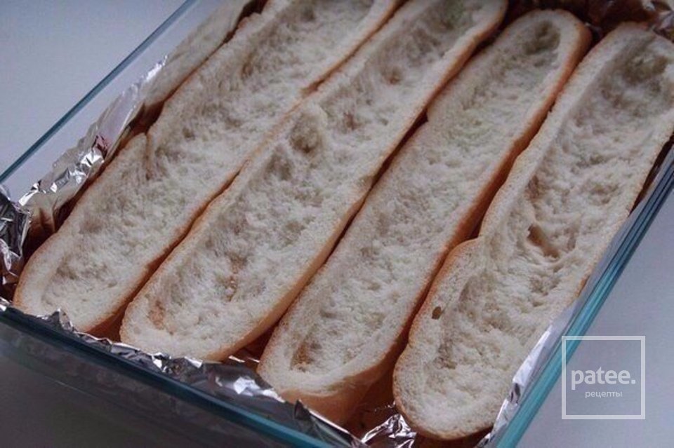 Багет , фаршированный курицей и грибами - Шаг 2