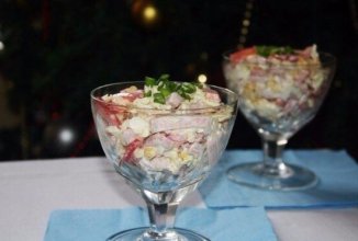 Вкусненький салатик с пекинской капустой