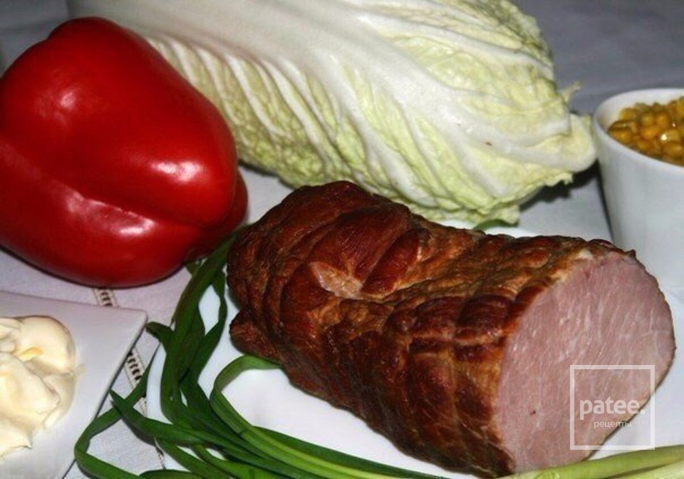Вкусненький салатик с пекинской капустой - Шаг 1