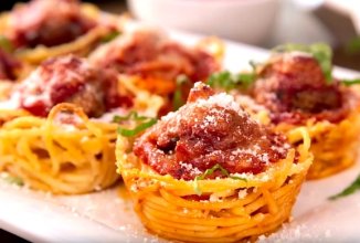 Маффины из спагетти