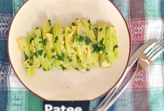 Кабачки запечённые с чесноком