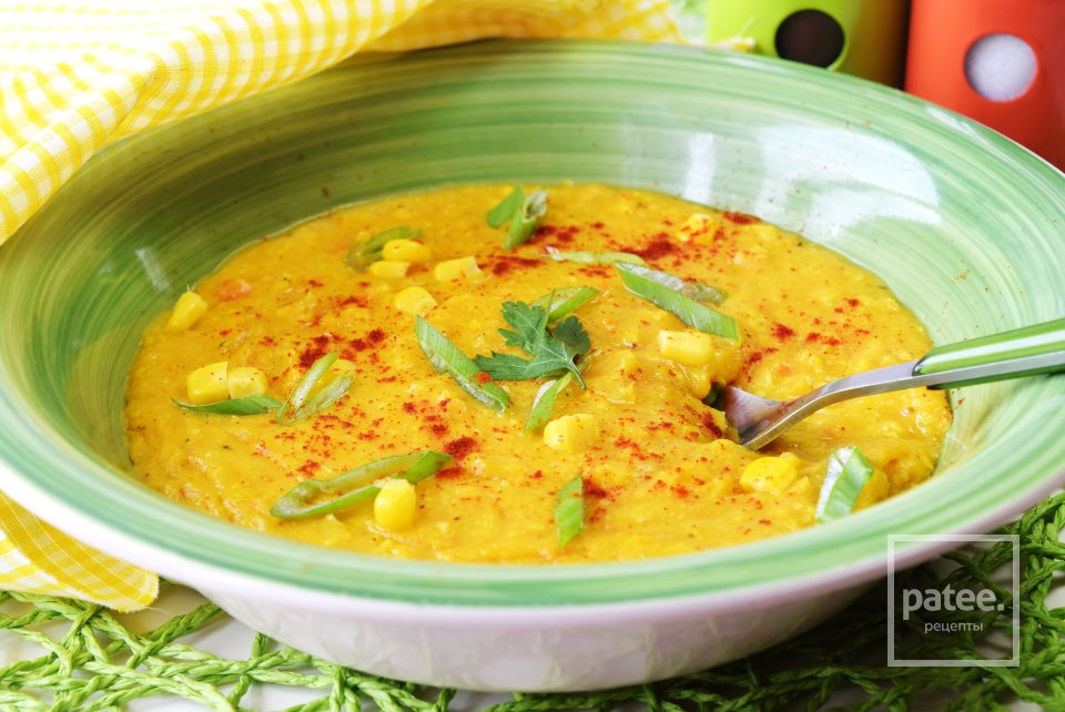 Постный овощной суп-пюре из кукурузы - Шаг 12