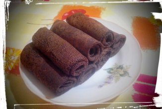 Очень шоколадные блины