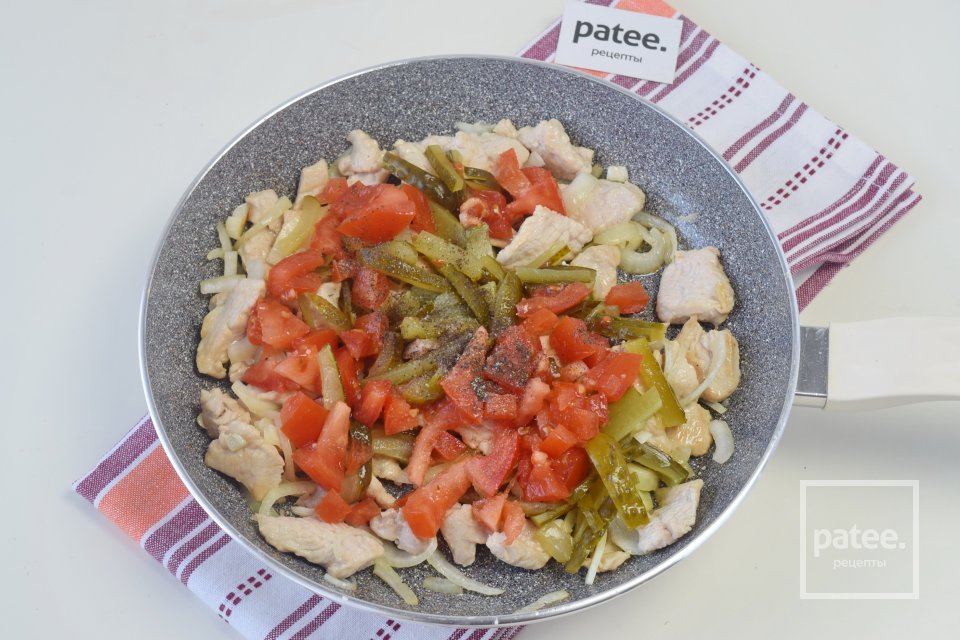 Азу по-татарски с куриным филе - Шаг 9