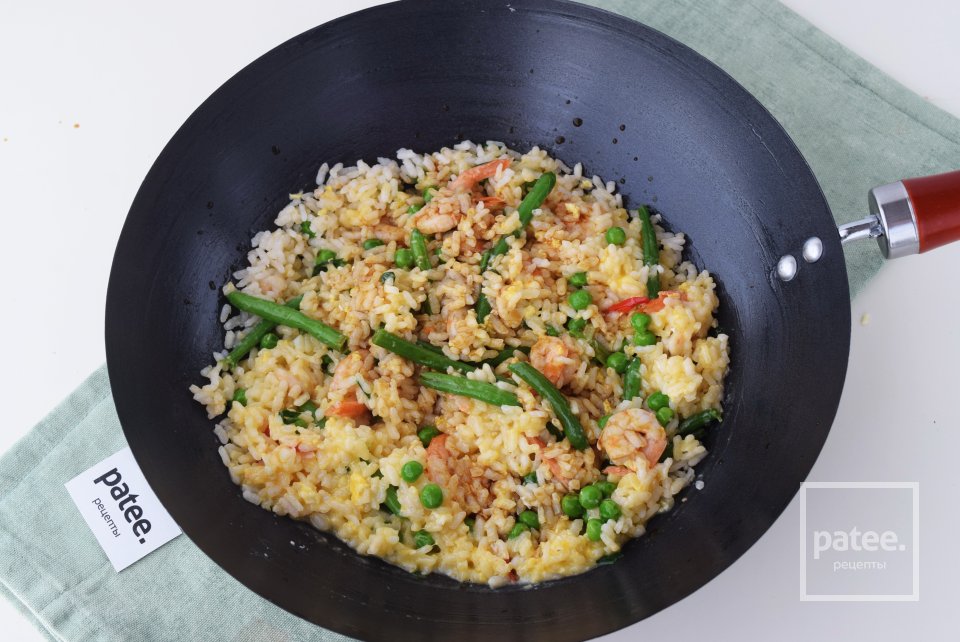  Рис с морепродуктами  и овощами по-тайски - Шаг 10