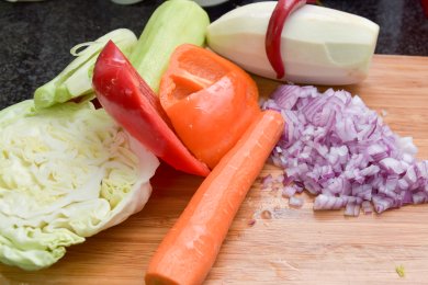 Рататуй из того что было - приготовление