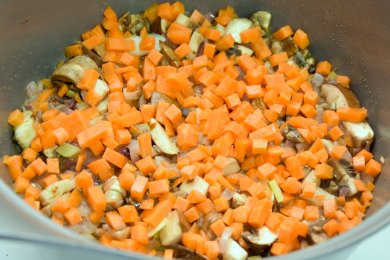 Рататуй из того что было - приготовление