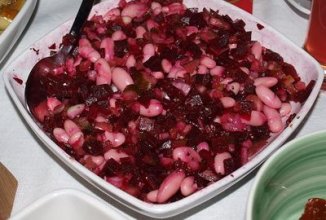 Винегрет с фасолью.