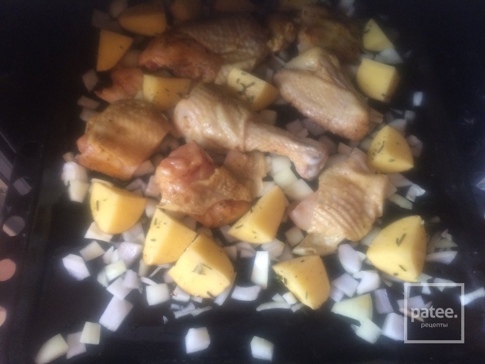 Запеченная курица с картофелем - Шаг 3