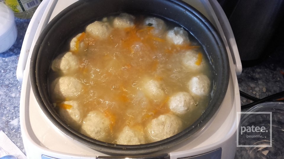 Суп с ячневой крупой и фрикадельками - Шаг 3