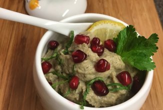 Бабагануш - ливанская закуска из баклажанов и тхины