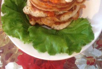 оладушки с икрой