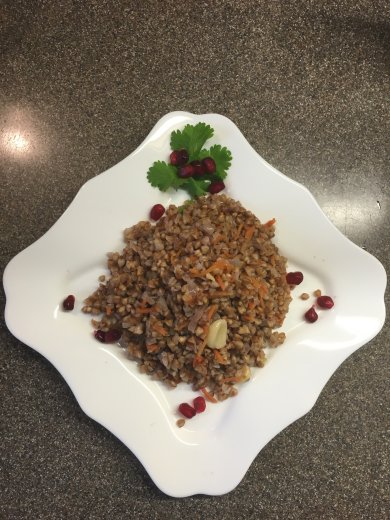 Рассыпчатая гречка с чесноком и морковью - Шаг 6