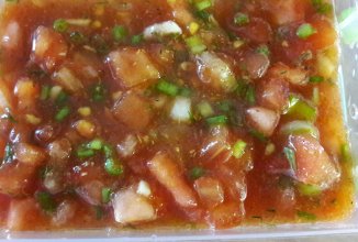 Соус из свежих томатов к чему угодно