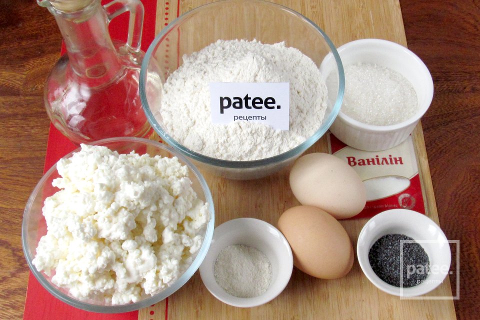 Творожные пончики с маком - Шаг 1