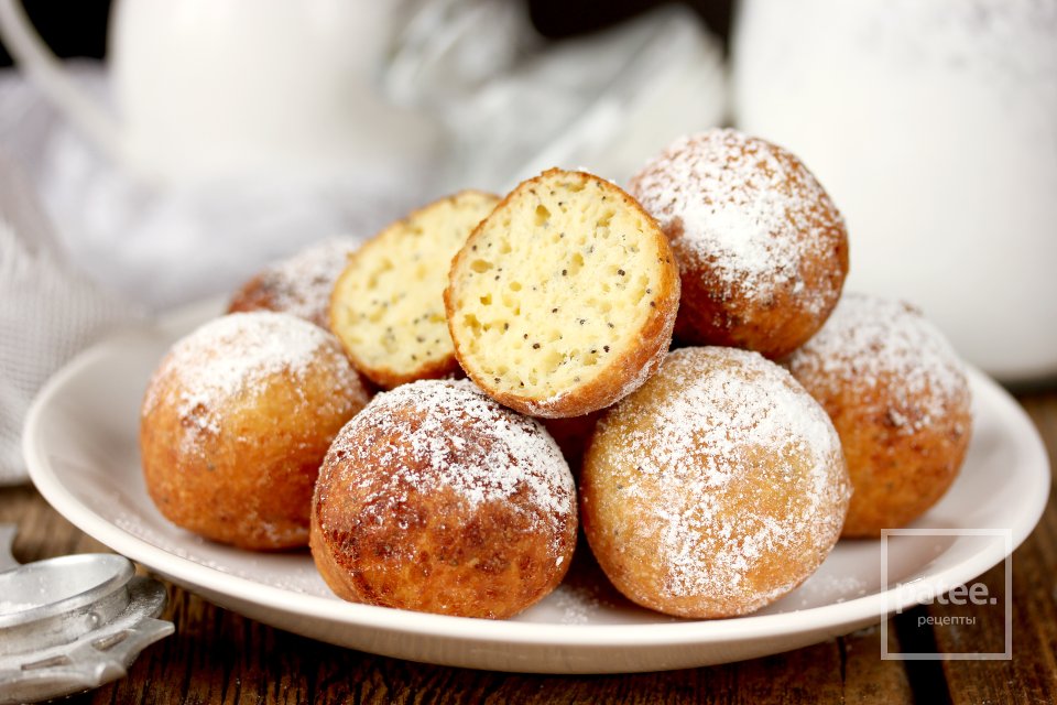 Творожные пончики с маком - Шаг 16