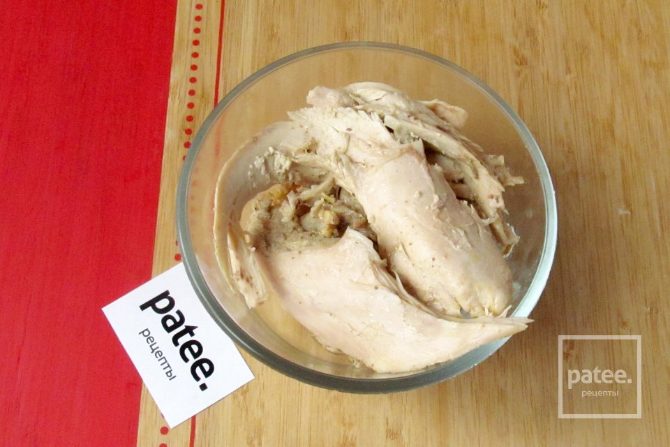 Макароны с вареной курицей - Шаг 2