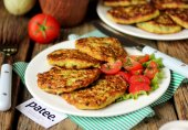 Кабачковые оладьи с фаршем