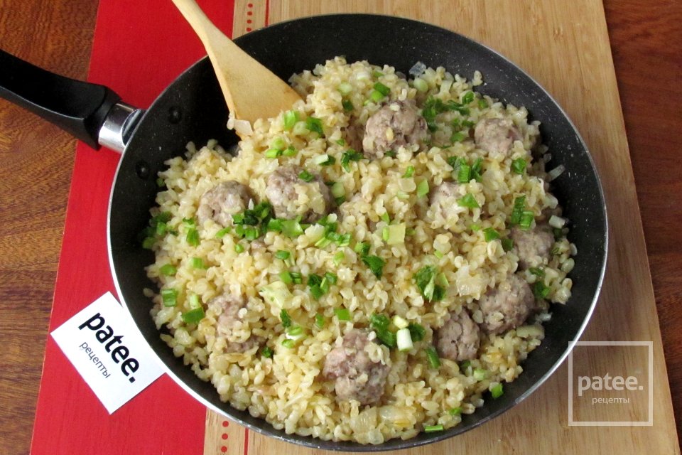 Булгур с фрикадельками - Шаг 11