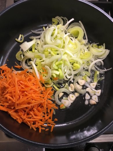 Постная ароматная грибная лапша - Шаг 3