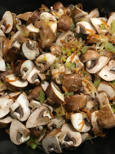 Постная ароматная грибная лапша - Шаг 6