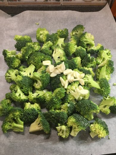 Хрустящая капуста брокколи с чесноком и лимоном. - Шаг 2