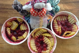 Постный десерт "гости на пороге"