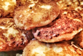 Сырники с бананом и шоколадом