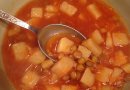 Постный суп из чечевицы