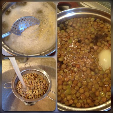 Постный суп из чечевицы - Шаг 1