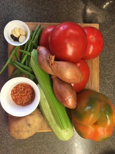 Вкуснейший итальянский овощной суп минестроне с песто. - Шаг 1