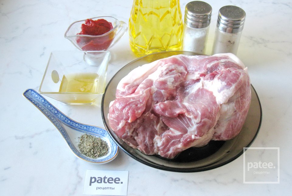 Буженина в томате - Шаг 1